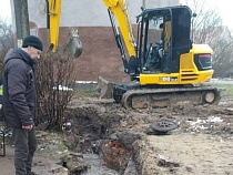 В Немане при ремонте водопровода оставили центр города без воды