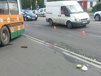 Авария в Калининграде: пешеход в тяжелом состоянии 