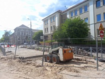 Восстановление брусчатки в Калининграде обернулось тягомотиной