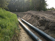 К морскому терминалу в Пионерском прокладывают водовод длиной 1 300 метров