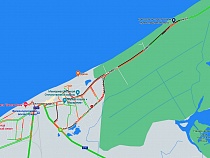 В Зеленоградске и на Куршской косе возникла 3-километровая пробка