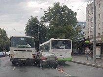 В Калининграде в ДТП попали два автобуса 