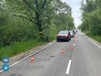 В Люблино велосипед врезался в машину