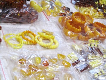 Около 8 тонн янтаря-сырца было продано в Китай за один месяц