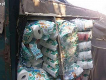 Фура из России перекрыла трассу в Польше туалетной бумагой (карта)