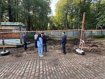 У городского парка в Советске вскрыли исторический сюрприз