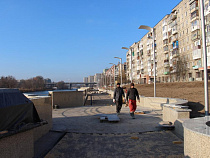  На трех этапах набережной Трибуца близятся к концу строительно-монтажные работы