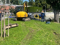 Из озера в Калининграде вылез мужик в трусах