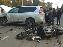 Мотоциклист погиб из-за водителя «Лэнд Крузера»