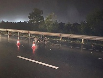 На дороге Светлогорск - Калининград «Мицубиси» сбил мотоциклиста без прав