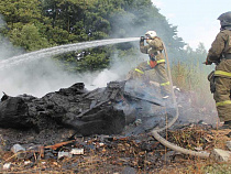 В Балтийске сгорел деревянный дом 