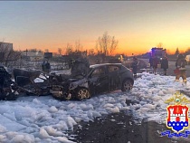 На берлинке в огне погиб водитель БМВ