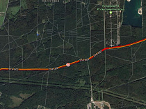 Из-за ДТП перед кладбищем возникла пробка от Взморья по дороге на Калининград