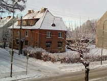 В Калининграде на Пасху выпал снег (фото)