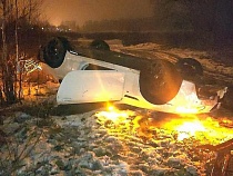 Водитель элитного БМВ уснул на Приморском кольце