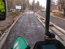 Рабочий: мы готовы к первой укладке асфальта на Киевской