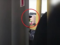 В Калининграде водитель маршрутки смотрел за рулём футбол