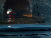 В Светлогорске затопило тоннель под железной дорогой (видео)