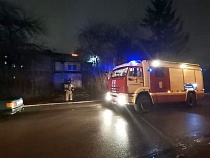 На пожаре под Рождество ночью в Калининграде погибли два человека