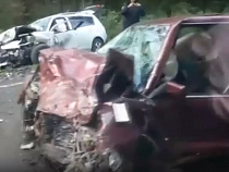 На трассе Калининград - Балтийск произошла жуткая авария (видео)