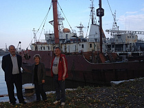 Последний обитаемый плавучий маяк ошвартуют в центре Калининграда