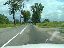 Очевидец: на выезде из Гусева разлито дизельное топливо