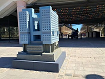 В Калининграде временно увековечили снесённый шедевр архитектуры СССР