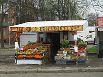 Палатки и лотки получат землю под торговлю овощами и фруктами на два года