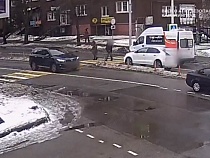 Появилось страшное видео наезда на пешехода в Калининграде