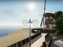 По пути на Бальгу построят променад с ветряной мельницей (видео)