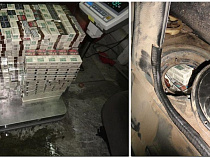 Таможня раскрыла авто-тайник с 470 пачками контрабандных сигарет