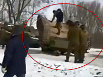 В Черняховске перевернулся танк (видео) - дополнено