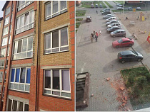 В Калининграде рушится дом постройки 2015 года (фото)