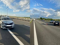 На Приморском кольце произошло массовое столкновение