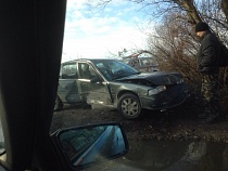 В Калининграде в аварию попала машина с украинскими номерами