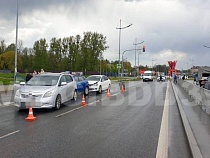 В Гурьевске столкнулись три автомобиля на пути в Калининград