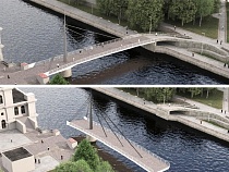 Новый мост от биржи на остров Канта будет поворотным и с мачтой