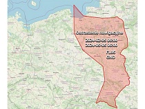 Польша объявила о воздушной опасности к югу от Калининградской области