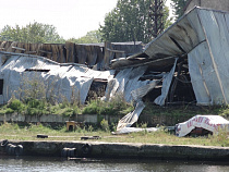 В Калининграде полиция проводит проверку по факту возгорания около двух десятков складов