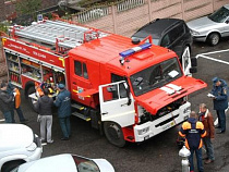 К ЧМ-2018 по футболу в регион прибыл уникальный пожарно-спасательный КАМАЗ