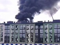 Над Калининградской областью у курортов завис страшный чёрный дым