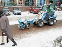 В Калининграде сделали карту слежения за уборщиками снега