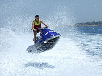 В центре Калининграда полиция устроила погоню за аквабайкером