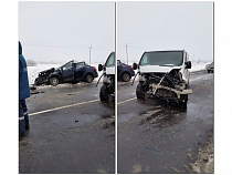 Новое лобовое столкновение на черняховской трассе