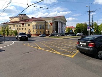 ГАИ ожидает пересмотра организации движения на перекрёстке у драмтеатра