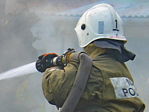 Техногенный пожар на Северной горе ликвидировали расчёты двух частей МЧС