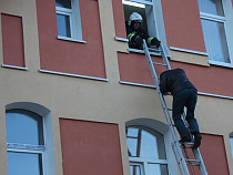 Пожарные "подкоптили" больницу Янтарного