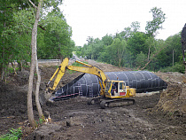 Реконструкцию мостового сооружения на дороге Зорино - Красное завершат к 1 июля