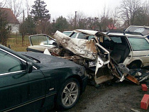 МЧС пришлось извлекать водителя из машины после ДТП (карта)