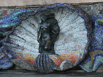 В Светлогорске пробили мозаичную раковину «Нимфы» Брахерта